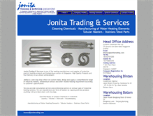Tablet Screenshot of jonitatrading.com